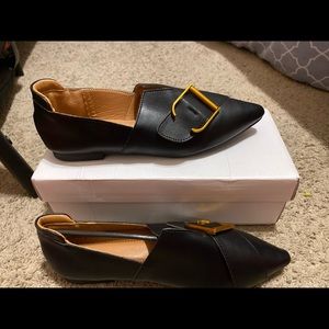 SHEIN black Flats
